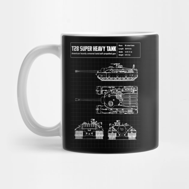 T 28 SUPERHEAVY TANK by theanomalius_merch